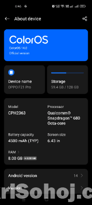 oppo f21fro